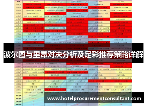 波尔图与里昂对决分析及足彩推荐策略详解